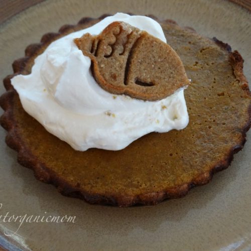 Pumpkin Tarts with Gingerbread Cookie Crust - Low Carb, Sugar Free, Gluten Free 2